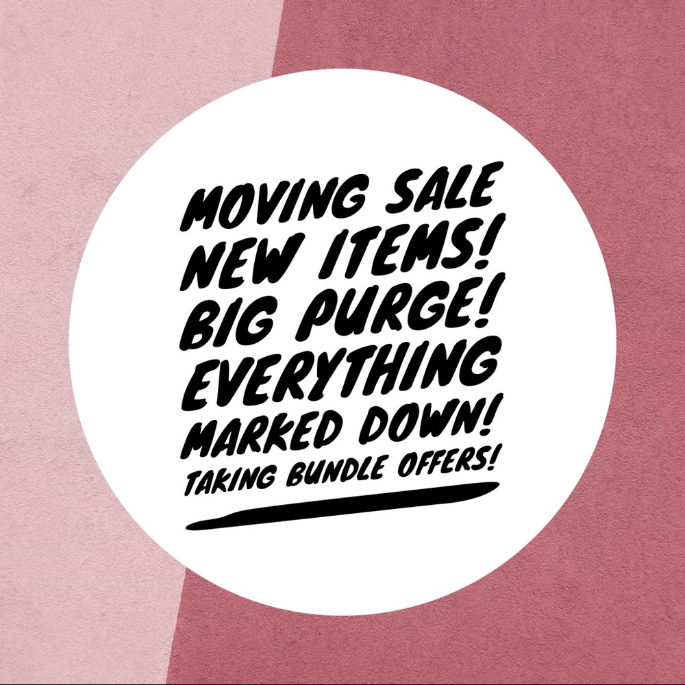 MOVING SALE. 2 weeks left!